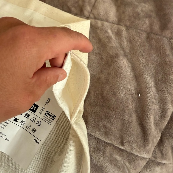 IKEA Lenda Cream Curtain - Picture 6 of 7